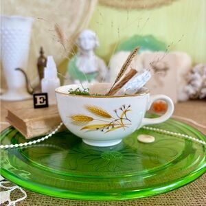 Vintage Ceramic Tea Cup 🌾 Unique Home Decor / Kitchen / Gift / Dish / Nature